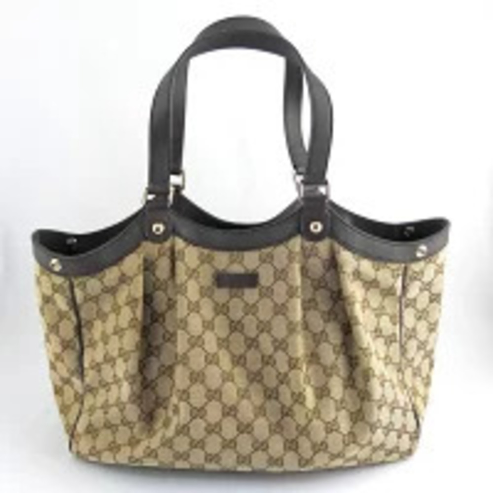 Gucci GG Canvas Sukey Tote Bag GG monogram leather